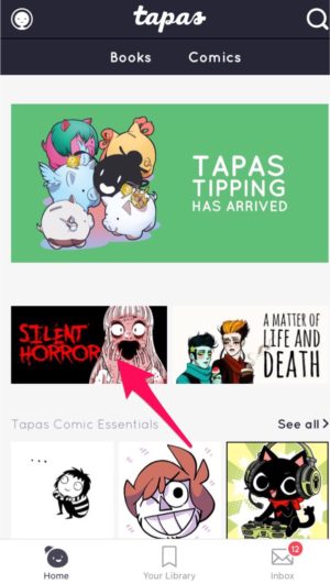 「Tapas」異色の海外マンガ・コミックアプリをご紹介